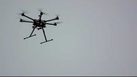 Dron First flight DJI S900, A2, Futaba 14SG.