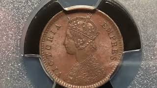 My Favorite Coins British India 1893 C PCGS MS63BN SW-6 644