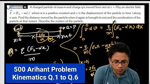 500 ARIHANT PROBLEMS Q.1 to Q.6 FOR ADVANCE BY RKH SIR