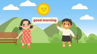 Hello. Good morning | Easy Dialogue for kids | Betty Channel | 2024