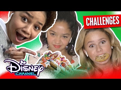 Holiday Gingerbread Triple Challenge with Izabela Rose | Ruth & Ruby's Sleepover | Disney Channel