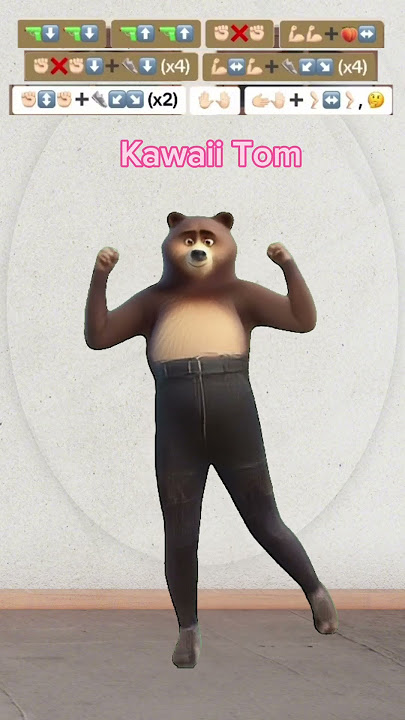 DC MARSHA | Dj Marsha And The Bear | Tutorial Dance Tiktok | #dance #tiktok #dj #viral #shorts