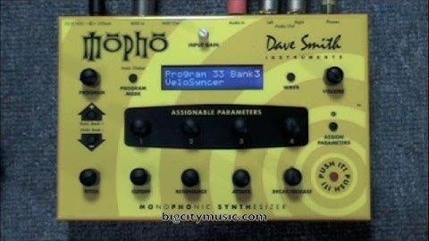 DSI Mopho Presets Bank 3 in Stereo Part 1
