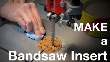 MAKE a Zero Clearance Bandsaw Insert