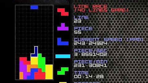 Tetris 40 Lines - 29.10