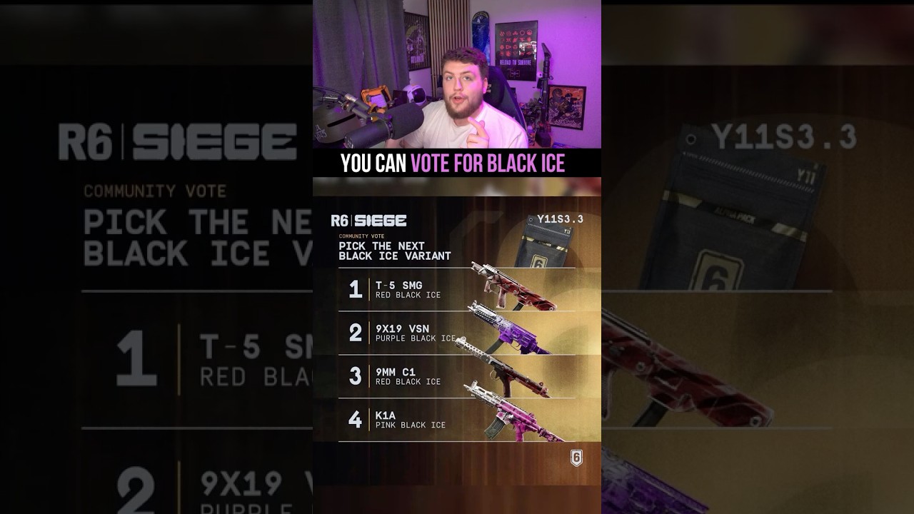 YOU CAN VOTE FOR BLACK ICE