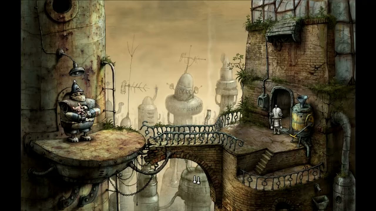 YENİ bir yer | MACHİNARİUM Bölüm-4 #oyun #machinarium #series