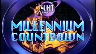 Sci-Fi Channel Pre-launch 'Alien Signal' Video Feed; 'Millennium Countdown' opening