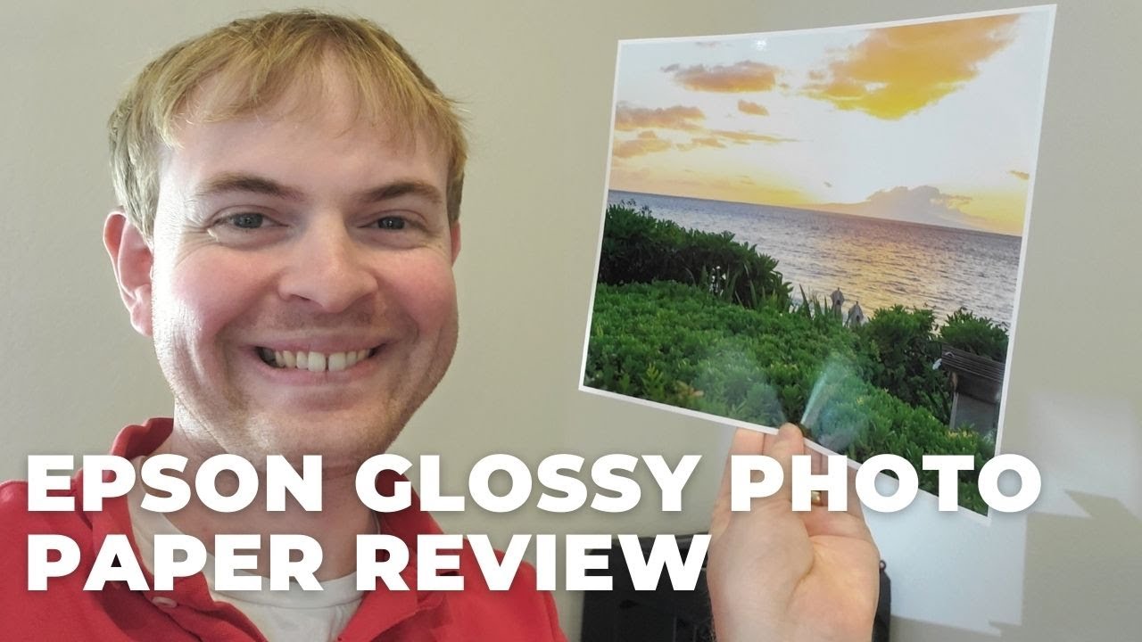 Epson Premium Glossy Photo Paper Review - YouTube