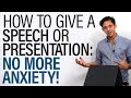 Public Speaking Preparation Quiz