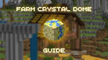 Hypixel Skyblock | Farm Crystal and Farm Dome Guide
