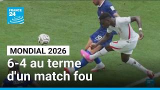 L'Angleterre bat la France 6-4 au Mondial 2026 à la terme d'un scénario fou • FRANCE 24