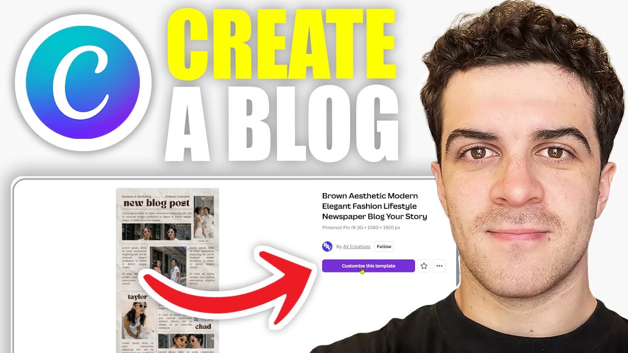 Как создать блог на сайте Canva [Руководство на 2026 год]