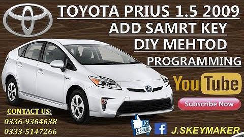 How To Program Toyota Prius 1 5 Add Smart Key | Add Smart Key With Toyota Remote *DIY Method*