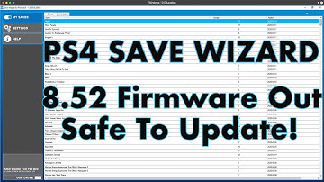 PS4 Save Wizard Update - 8.52 Firmware Released | Ok To Update System!💥