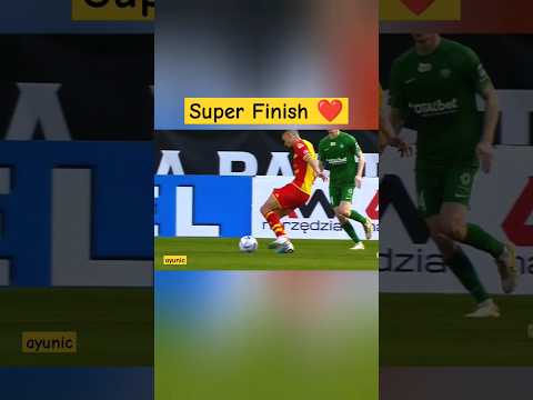 Super Finish ❤️ #Shorts #football #superfinish #best #goal #curve #unbelievable #magical #impossible