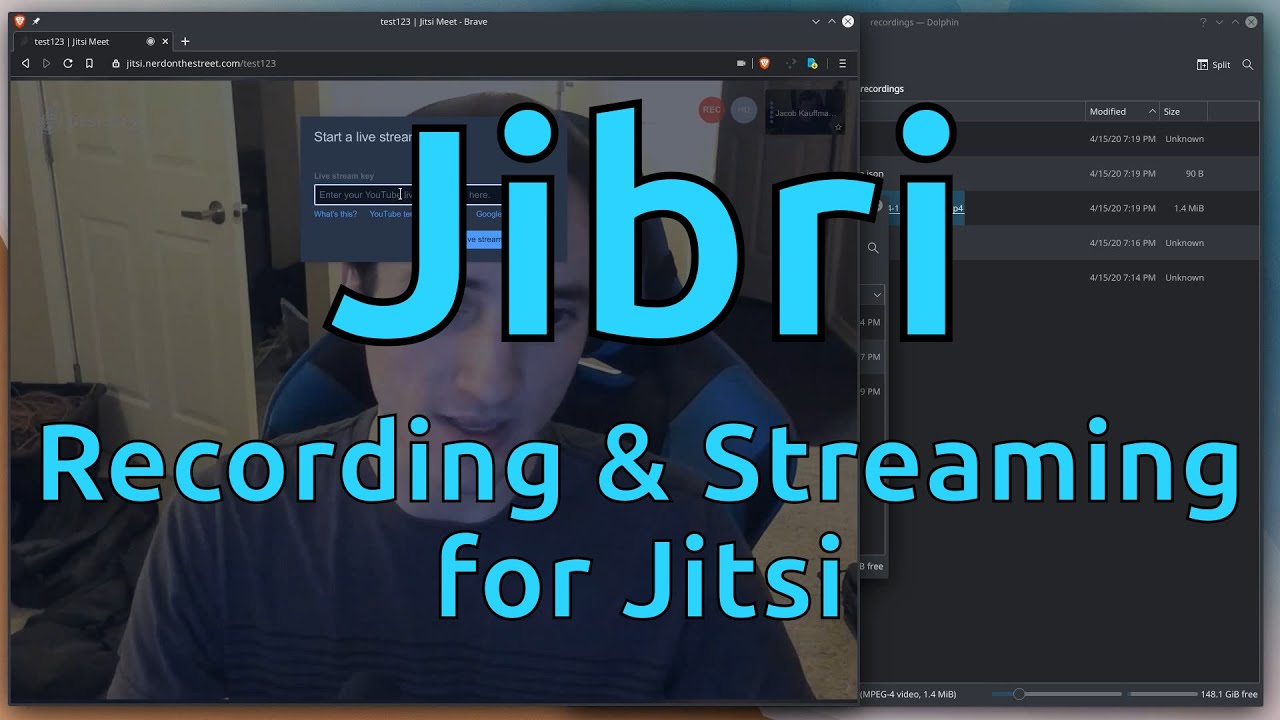 500 concurrent user Jitsi video conferencing platform with Jibri