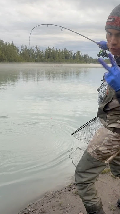@FISHBOBFISHING  on a huge King Salmon #alaska