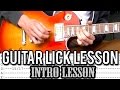 Guitar Lick Lesson in G - Two Note Bend Lick