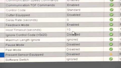 Datamax Oneil portable receipt label printer Configuring RL4 Peel&Present