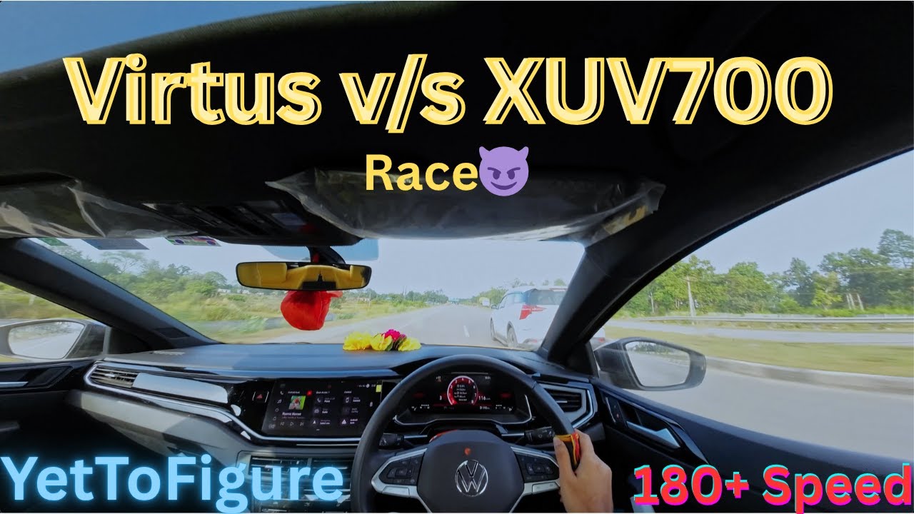 XUV700 vs Virtus Highway Race of two fighter jets that shocked everyone🥶|#virtusgt #xuv700