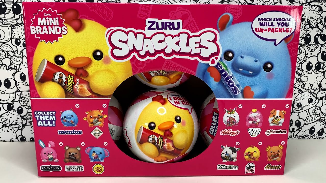 Zuru Snackles Unbox a Case of Blind Bag Capsules With Me! 