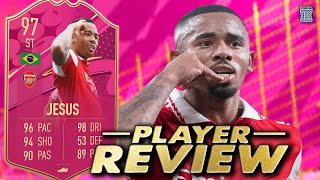 5⭐/5⭐ 97 FUTTIES JESUS PLAYER REVIEW - GABRIEL JESUS - FIFA 23 ULTIMATE TEAM