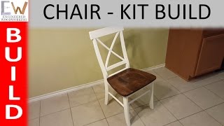 I designed and built this custom dining room set. The table is hand-built and very sturdy. In this video, I