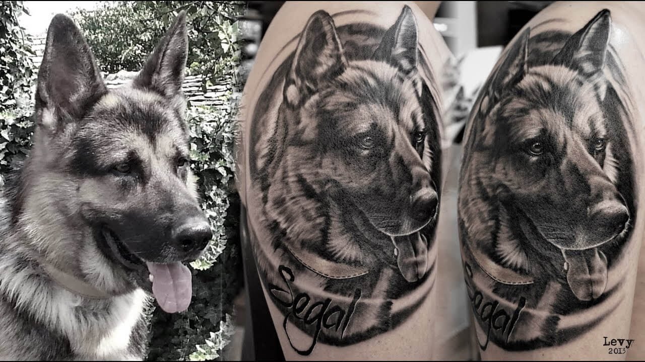 11 Fetching German Shepherd Tattoos  Tattoodo