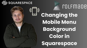 Changing the Mobile Menu Background Color in Squarespace