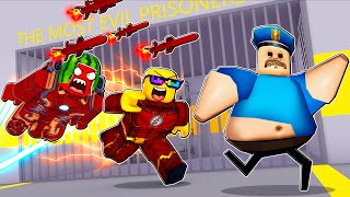 BARRY'S PRISON RUN OBBY vs IRON MAN & FLASH screenshot 1