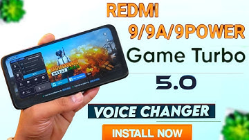 Enable Game Turbo In Redmi 9/9A/9Power/9i And Poco C3 With Voice Changer | Install Now