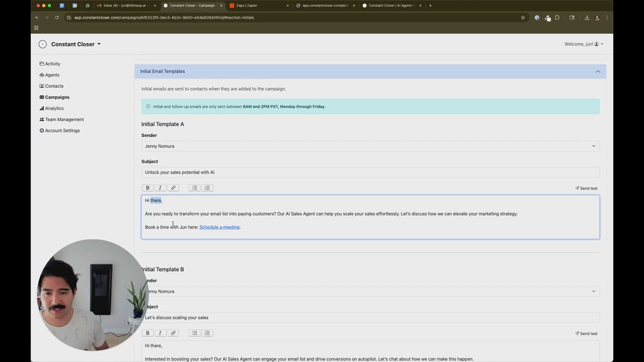 How to scale booking meetings utilizing Calendly + Zapier and an AI Sales Agent.