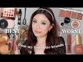 BEST & WORST PRODUCTS FROM MY FAVOURITE BRANDS ✨