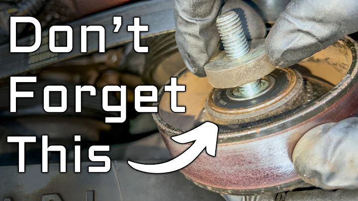 How To Replace a Belt Tensioner Pulley