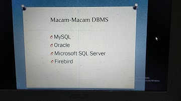Database Manajemen Sistem (DBMS)
