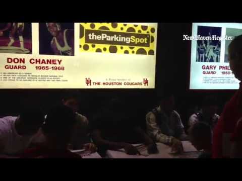 camera iphone 8 plus apk Houston men's basketball players sign autographs before the start of UConn/Houston women's game.