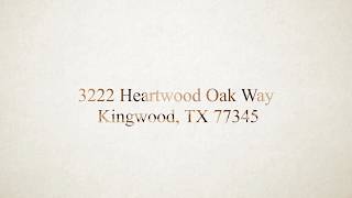 3222 Heartwood Oak Way Kingwood TX, 77345 With Voice Over