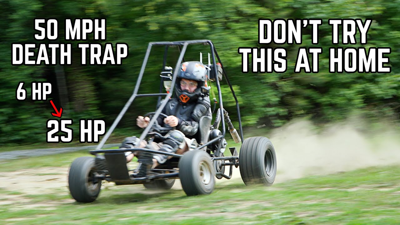 25-сильный карт с большим клапаном, полный привод | Вот почему мощные и дворовые карты НЕ СМЕШИВА...