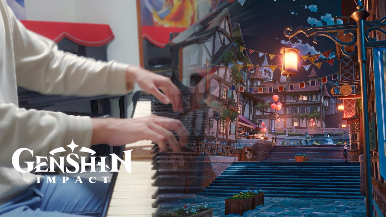'Another Day in Mondstadt' - Mondstadt Calm OST | Genshin Piano + Sheet