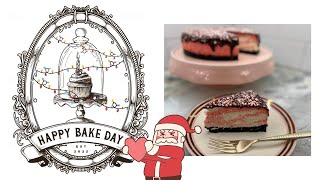 How to make the *Most Beautiful* Peppermint Bark Cheesecake - Happy Bake Day