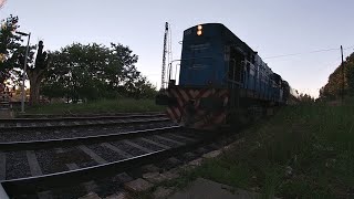 Tren Mitre Locomotora ALCO RSD-39 American Locomotive Company en Argentina (Noche)