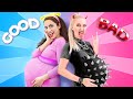 BAD vs GOOD Pregnant | PARENTING HACKS & TRICKS | Rich Vs Broke Vs Giga Rich Pregnant by TeenVee