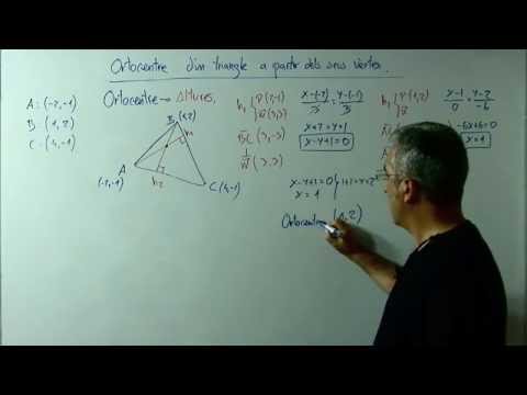 Vídeo: Per què és important l'ortocentre d'un triangle?