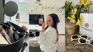 Self Care Day | retail therapy, getting ready, recharging