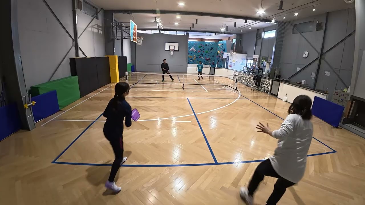 【ピックルボール】20260218⑦　秋田県大仙市のピックルボールチーム、サンボーパドルズの練習ゲーム