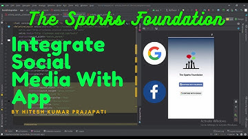 Social Media Integration App || The Sparks Foundation