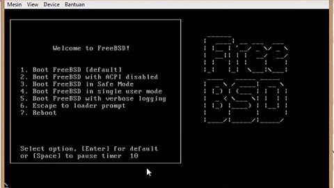Tutorial Install Linux Free BSD di Virtual Box