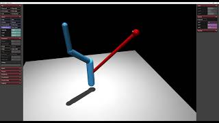 MuJoCo Simulation: 3-Link Robot Joint Alignment & Interactive Drag Test