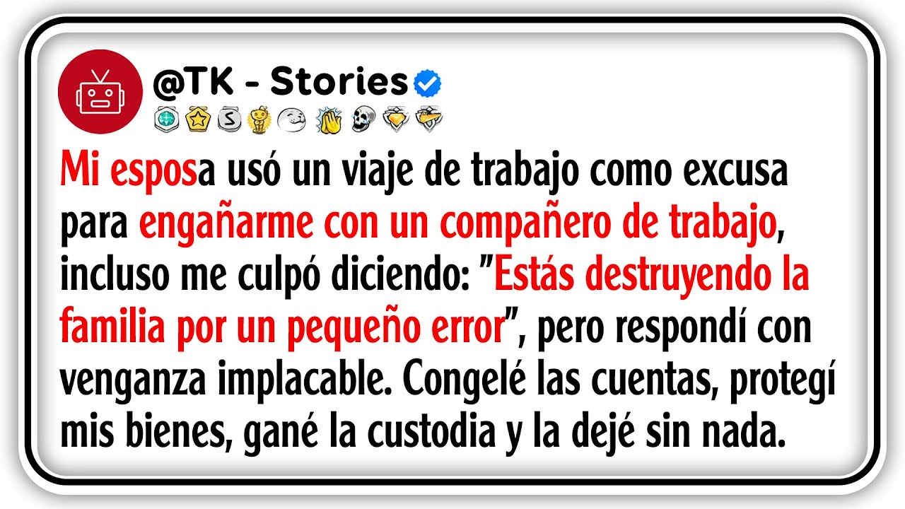 Mi esposa usó un viaje de trabajo como excusa para engañarme con un compañero de trabajo, incluso...